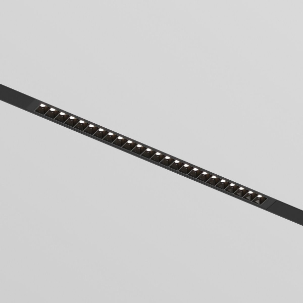 Трековый светодиодный светильник Denkirs Simple Grill DK8102-BK