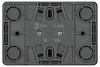 Розетка ЭРА Эксперт 11-2205-05 двойная с заземлением 2х2P+E Schuko IP20 16A-250В ОУ антрацит Б0063047