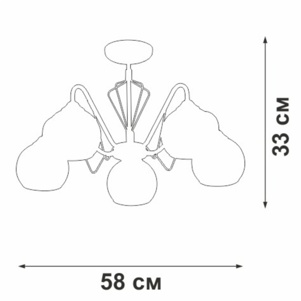 Потолочная люстра Vitaluce V3951-7/5PL