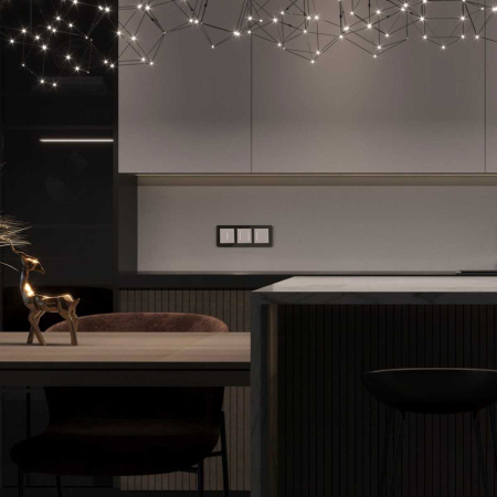 Сенсорный умный выключатель одноклавишный Werkel белый W4513001 4690389197895