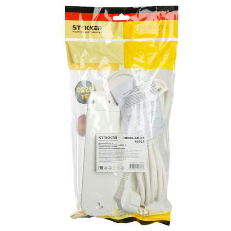 Удлинитель Stekker Home 4гн 5м с/з HM06-40-05 49352