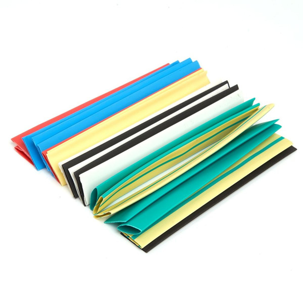 Набор термоусадочных трубок Stekker HSHT-1050-10M, длина 10 см., коэф. усадки 2:1, мультиколор (21шт в упаковке) 39714