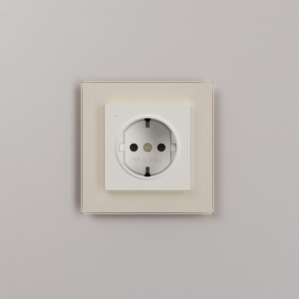 Розетка с подсветкой Werkel айвори a069610