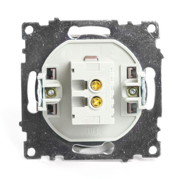 Розетка двухместная USB Stekker Катрин шоколад GLS10-7115-04 49027