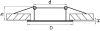 Встраиваемый светильник Lightstar Lega 16 011027