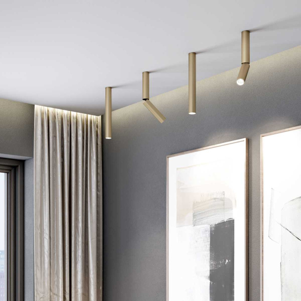 Светодиодный спот Elektrostandard Pika 25029/Led золото a061110