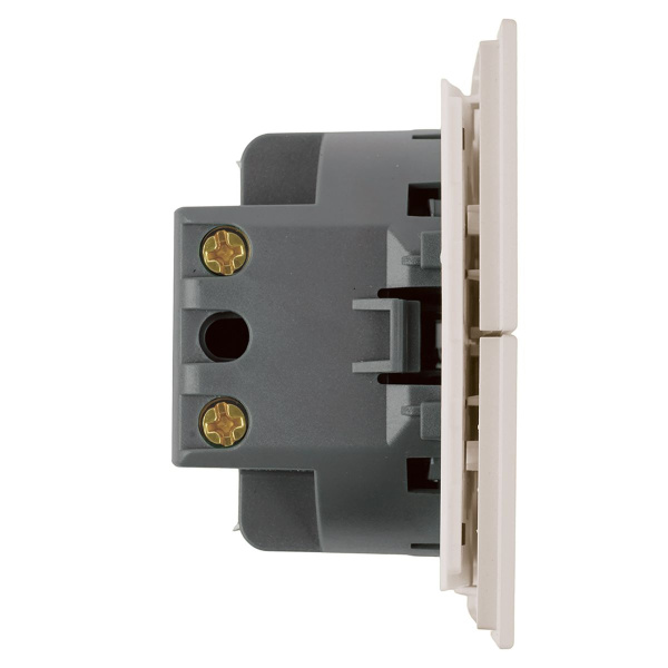 Выключатель 2-клавишный c индикатором (механизм), Stekker, 250В, 10А Мия, RSW10-3102-10, пудровый жемчуг 50476