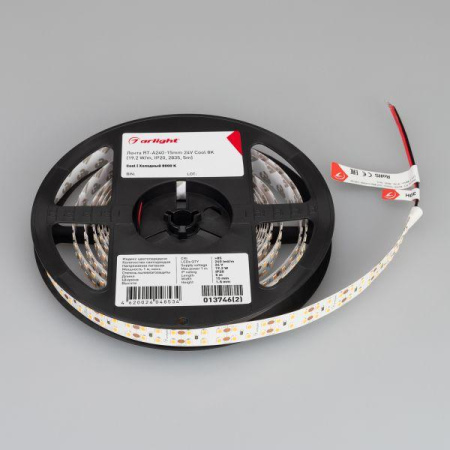 Светодиодная лента Arlight 19,2W/m 240LED/m 2835SMD холодный белый 5M 013746(2)