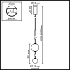 Подвесной светильник Odeon Light Callisto Modern 5457/4L