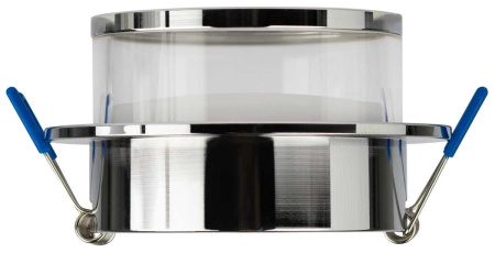 Светильник встраиваемый декоративный ЭРА DK99 CH под лампу MR16 GU5.3 хром Б0058394