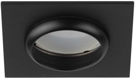 Светильник встраиваемый алюминиевый ЭРА KL110 BK под лампу MR16 GU5.3 черный матовый Б0061530
