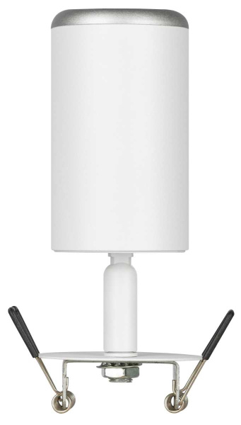 Светильник встраиваемый алюминиевый ЭРА KL106 WH/SL под лампу MR16 GU10 белый/серебро матовый Б0061634