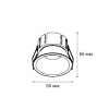 Встраиваемый светильник Italline IT06-6033 white 3000K