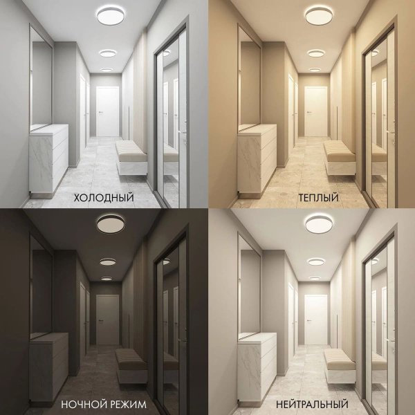 Потолочный светодиодный светильник Denkirs DK6511-WH/1