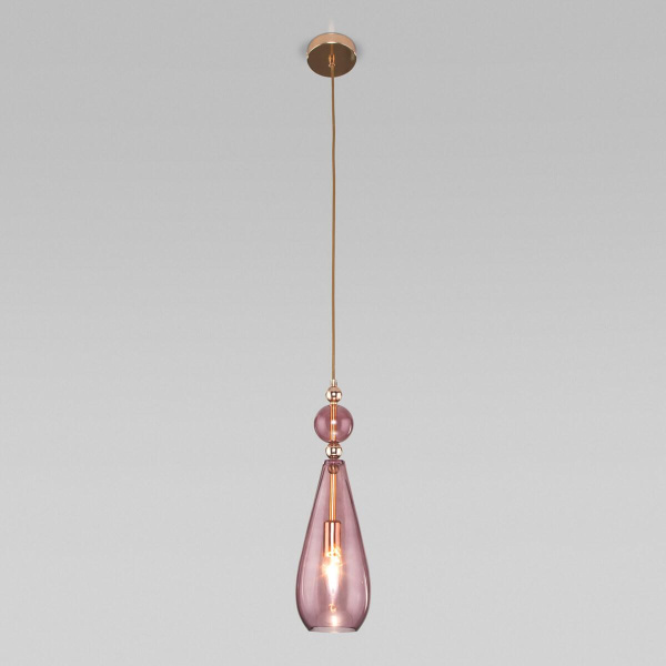 Подвесной светильник Eurosvet Ilario 50202/1 пурпурный