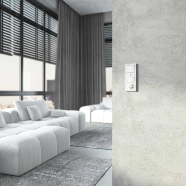 Выключатель Werkel Hammer одноклавишный проходной белый W1212001 4690389162039