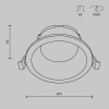Встраиваемый светильник Maytoni Technical Downlight Share DL126-GX53-WMG