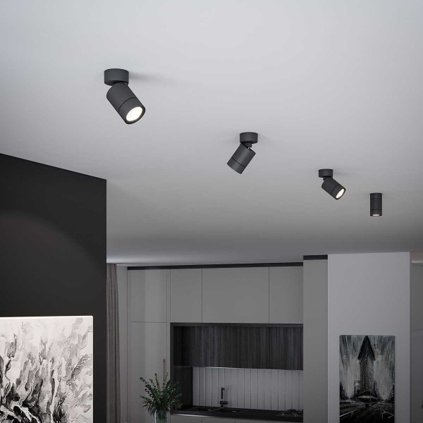 Спот Elektrostandard Niro 25013/01 GU10 черный