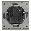 Кнопка ЭРА Arktik 16-1109-03 10АХ-250В алюминий Б0070396