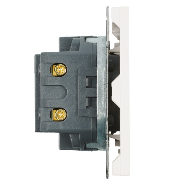 Розетка двухместная USB + Type C Stekker Эмили белый фарфор RST10-5115-01 49879