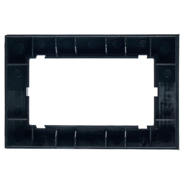 Рамка 2-местная Stekker Катрин черный матовый GFR00-7012-05М 49605