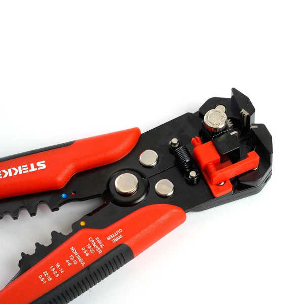 Автоматический многофункциональный инструмент для зачистки кабеля (стриппер) Stekker, 0,5-6мм, WSC-001 39775