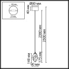Подвесной светильник Odeon Light Gemme L-Vision 7114/4LC