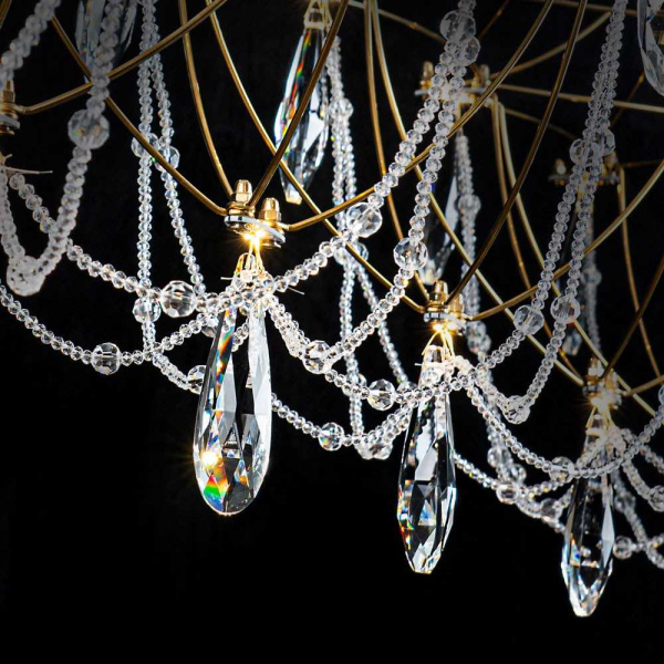 Подвесная светодиодная люстра Modelux Premium ML.5603.1200P BS