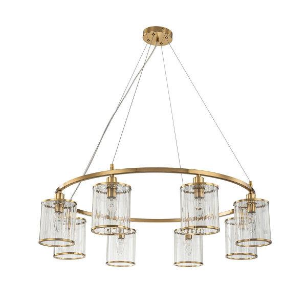 Подвесная люстра Indigo Dante 13022/8P Brass V000406