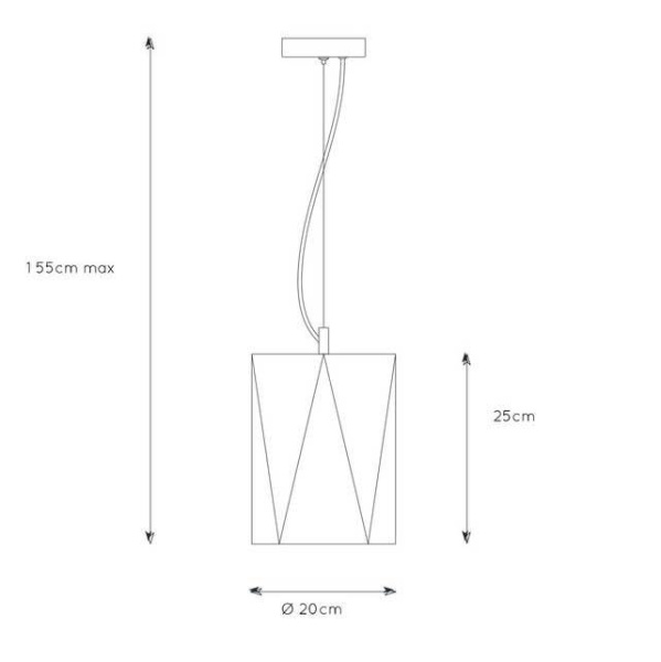 Подвесной светильник Lucide Fern 25407/01/30