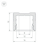 Профиль Arlight SL-Slim-H13M-2000 White 037108