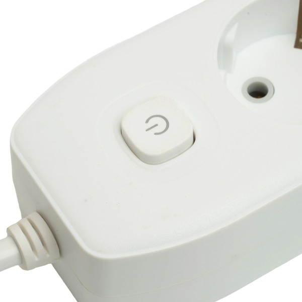 Удлинитель 4-местный c/з 3x1 мм2, 3 м, 250В, 10А, 2USB+1Type-C 2,4А Home plus, белый Stekker HM08-43-02 49978