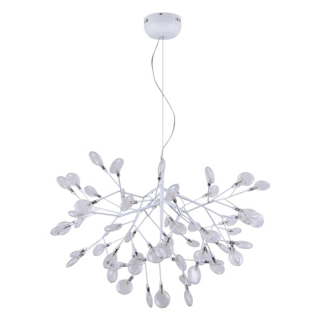 Подвесная светодиодная люстра Crystal Lux Evita SP63 White/Transparent