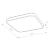 Потолочный cветильник Nowodvorski Agnes Square Led Pro White 10992