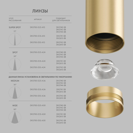 Трековый светодиодный светильник Denkirs Shine Spot DK5740-SB