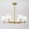 Подвесная люстра Imperium Loft Jorgenson D85 White/Light Wood 203575-26
