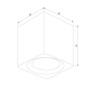 Потолочный светодиодный светильник Elektrostandard Matrix 25051/LED a065286