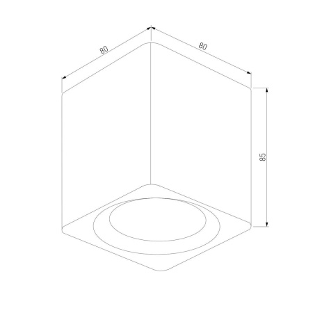 Потолочный светодиодный светильник Elektrostandard Matrix 25051/LED a065286
