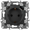 Розетка ЭРА Серия 12 12-4108-12 2P+E 16A-250В со шторками с USB type-A+C 5В-3А графит Б0067700