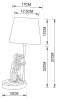 Настольная лампа Arte Lamp Gustav A4420LT-1GO
