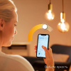 Лампа светодиодная диммируемая филаментная Gauss Smart Home Filament Diamond E27 7W 2500K золотистая 1350112