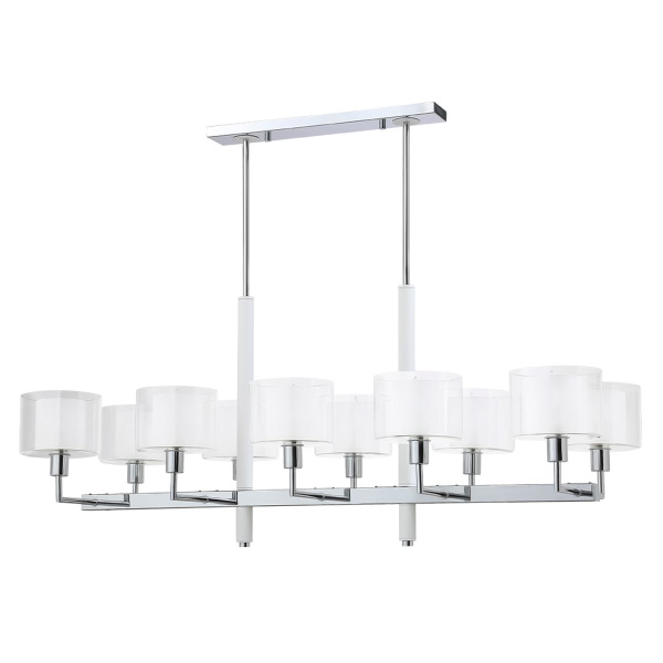 Подвесная люстра Crystal Lux Maestro SP-PL10 L1100 Chrome