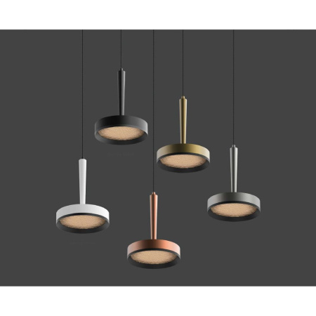 Подвесной светильник Italline IT02-025 gold 3000K+IT02-024 black