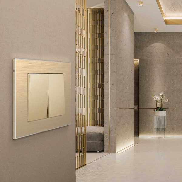 Рамка Werkel Aluminium на 1 пост шампань алюминий W0011711 4690389158001