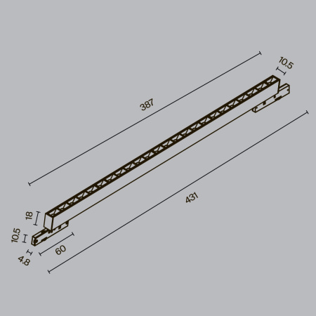 Трековый светильник Maytoni Technical TR193-1-20W4K-M-B