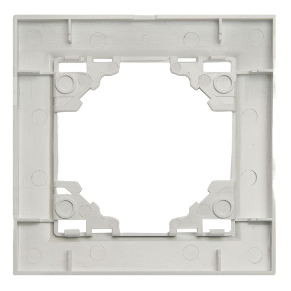 Рамка 1-постовая Stekker Эрна белый PFR00-9001-01 39623