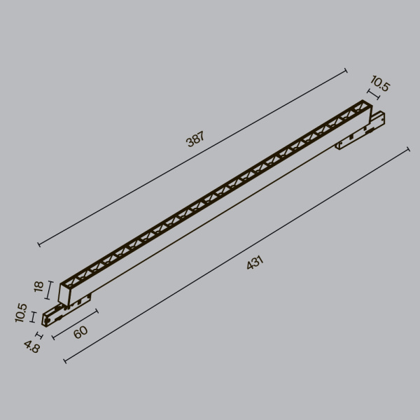 Трековый светильник Maytoni Technical TR193-1-20W4K-M-B
