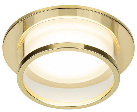 Светильник встраиваемый декоративный ЭРА DK99 GD под лампу MR16 GU5.3 золото Б0058395