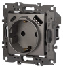 Розетка ЭРА Серия 12 12-4108-16 2P+E 16A-250В со шторками с USB type-A+C 5В-3А титан Б0067762
