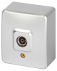 Розетка ЭРА Эксперт 11-3201-03 TV одиночная IP20 ОУ алюминий Б0062996